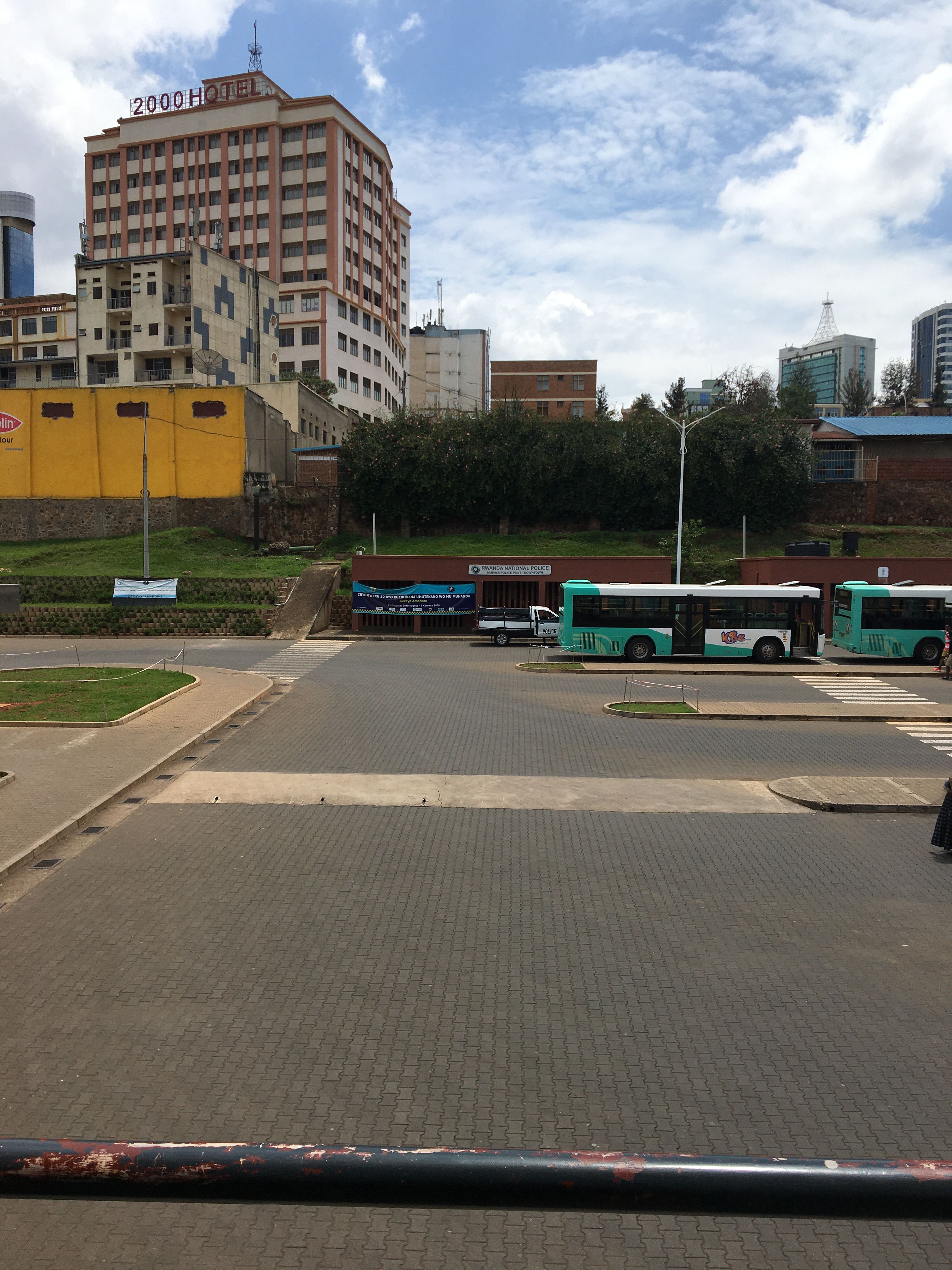 The bus station in Kigali city