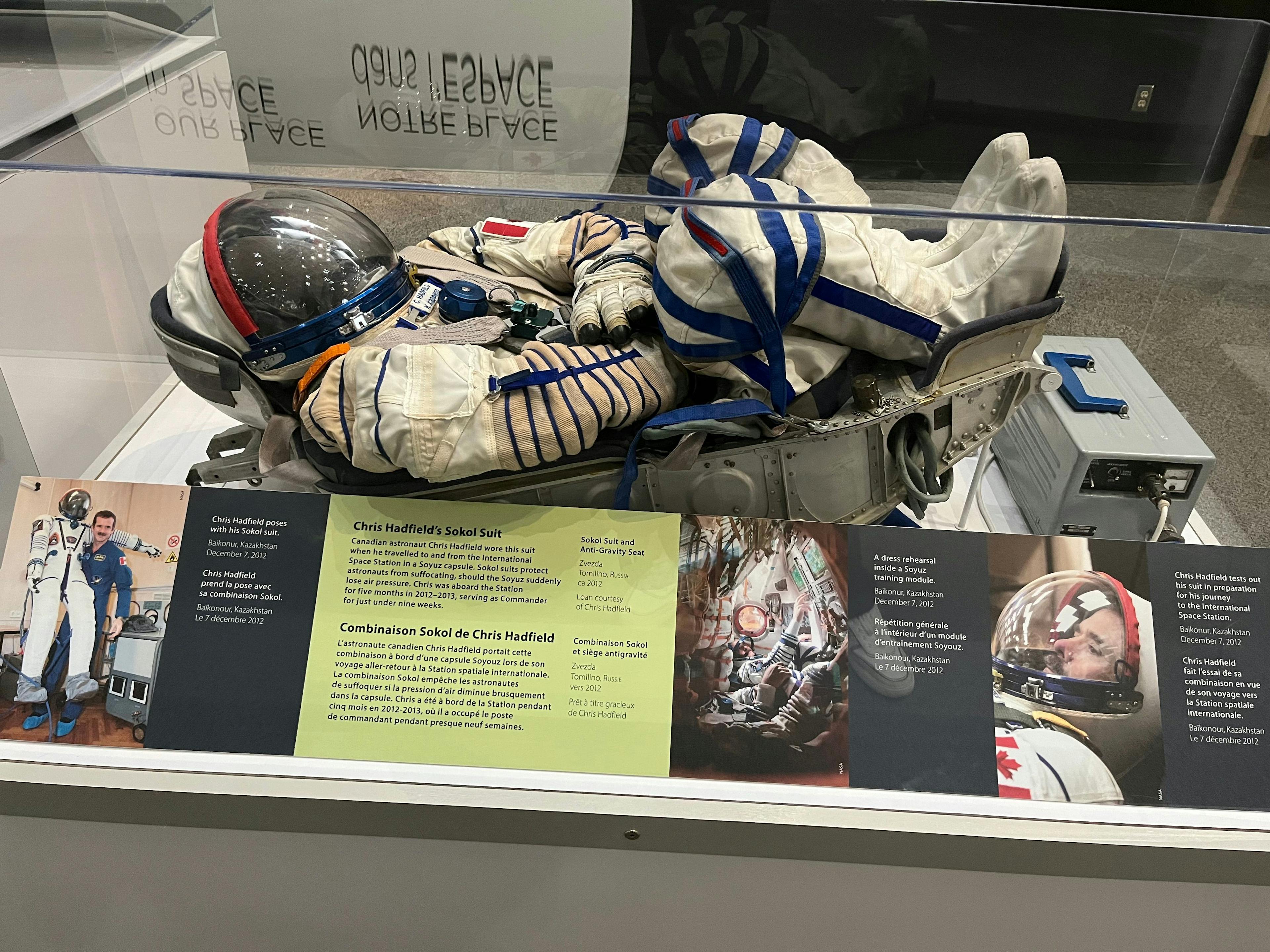 Chris Hadfields's Space suit 🤩